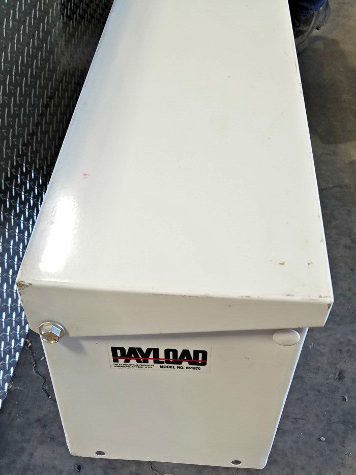 Payload White Truck Bed Wheel Well Storage Tool Box