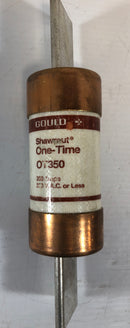 Gould Shawmut One-Time Fuse OT350 350 Amps Class K5 Interrupting Rating