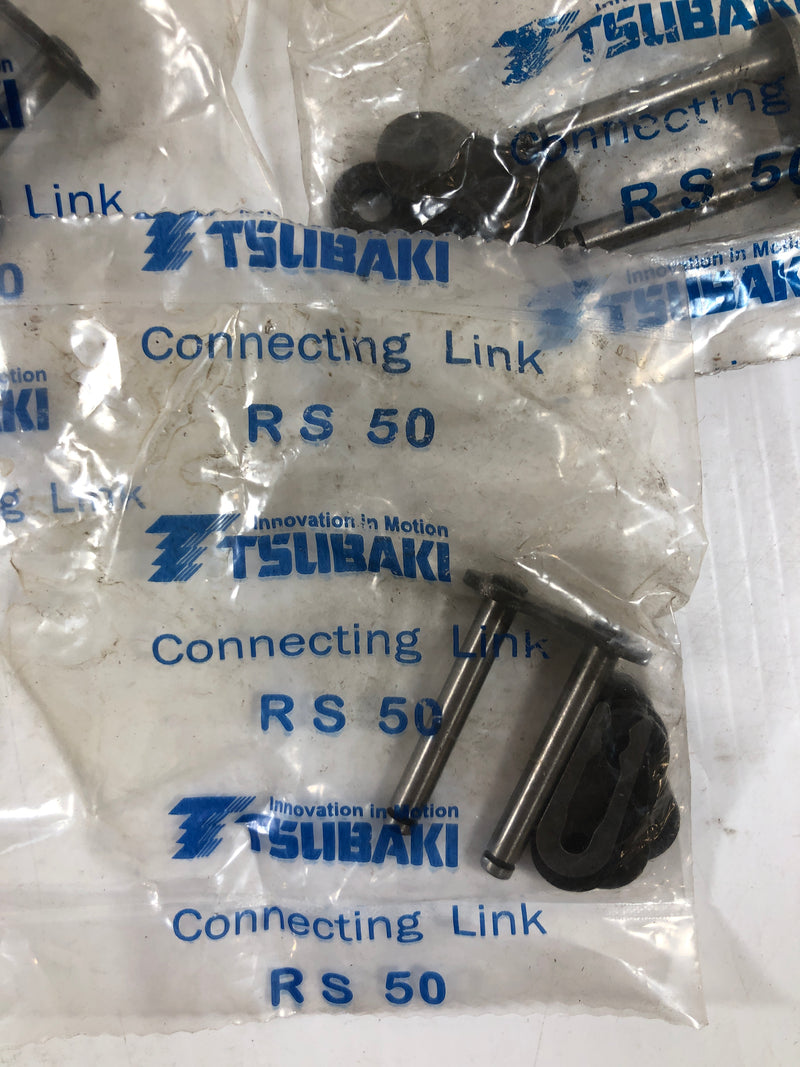 Tsubaki Connecting Link RS50 (Lot of 5)