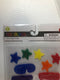 Gel Clings Don't Give Up 21 Piece set with Stars Lot of 13