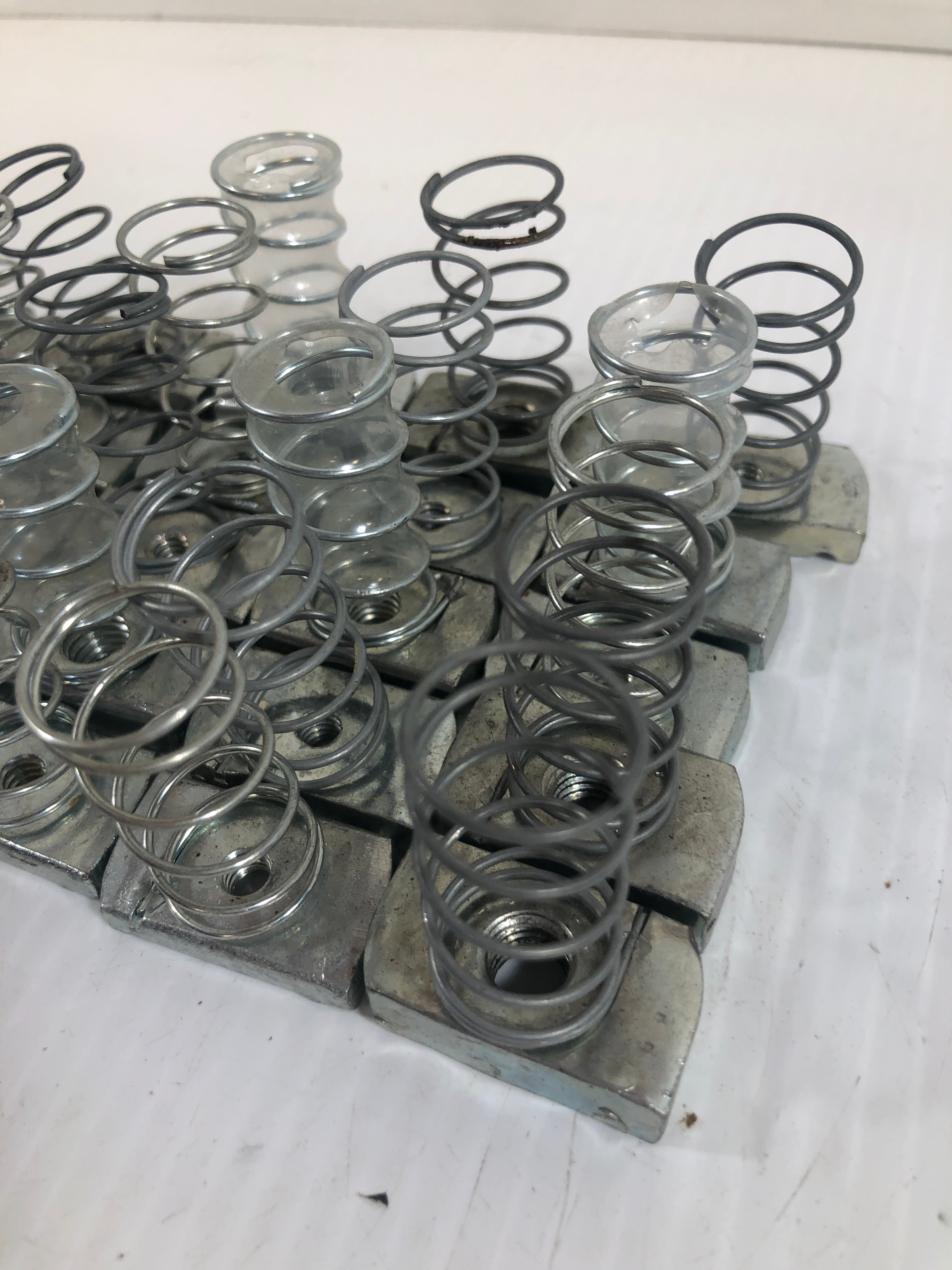 Cooper B-Line N228-ZN-3/8 Steel Plated Spring Nut Lot of 25
