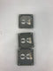 Steel City RS12 Duplex Receptacle Square Device Cover Metal - Lot of 3