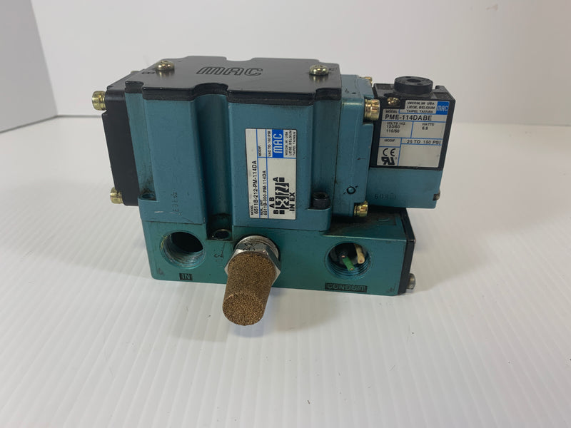 MAC 6511B-212-PM-114DA Solenoid Valve with PME-114DABE