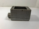 Crouse Hinds FD1 Single Gang Cast Device Outlet Electrical Junction Box 1/2"