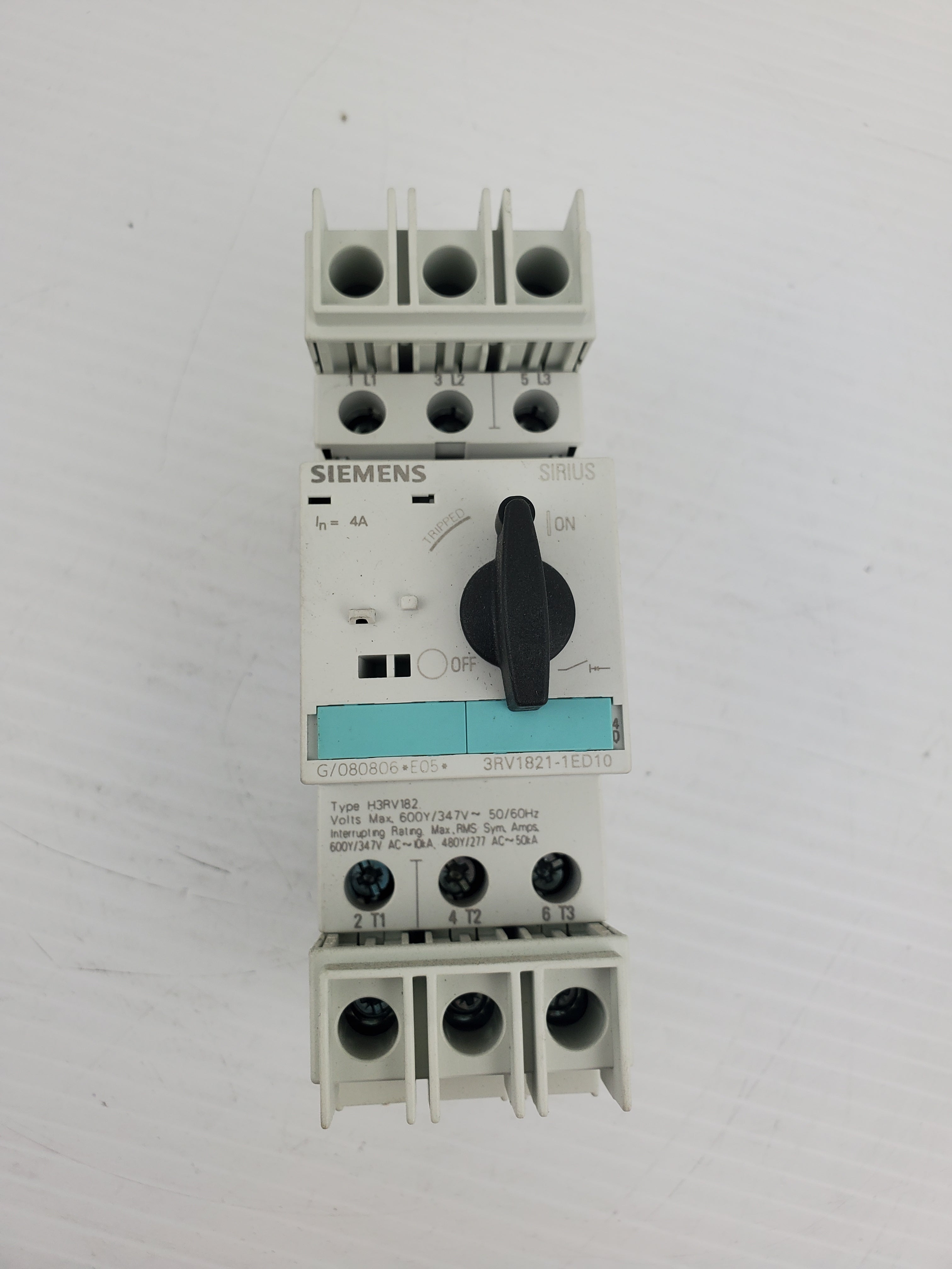 Siemens 3RV1821-1ED10 Motor Starter Circuit Breaker