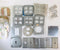 Miscellaneous Lot of Steel Outlet Covers, Light Switch Covers & Other Items