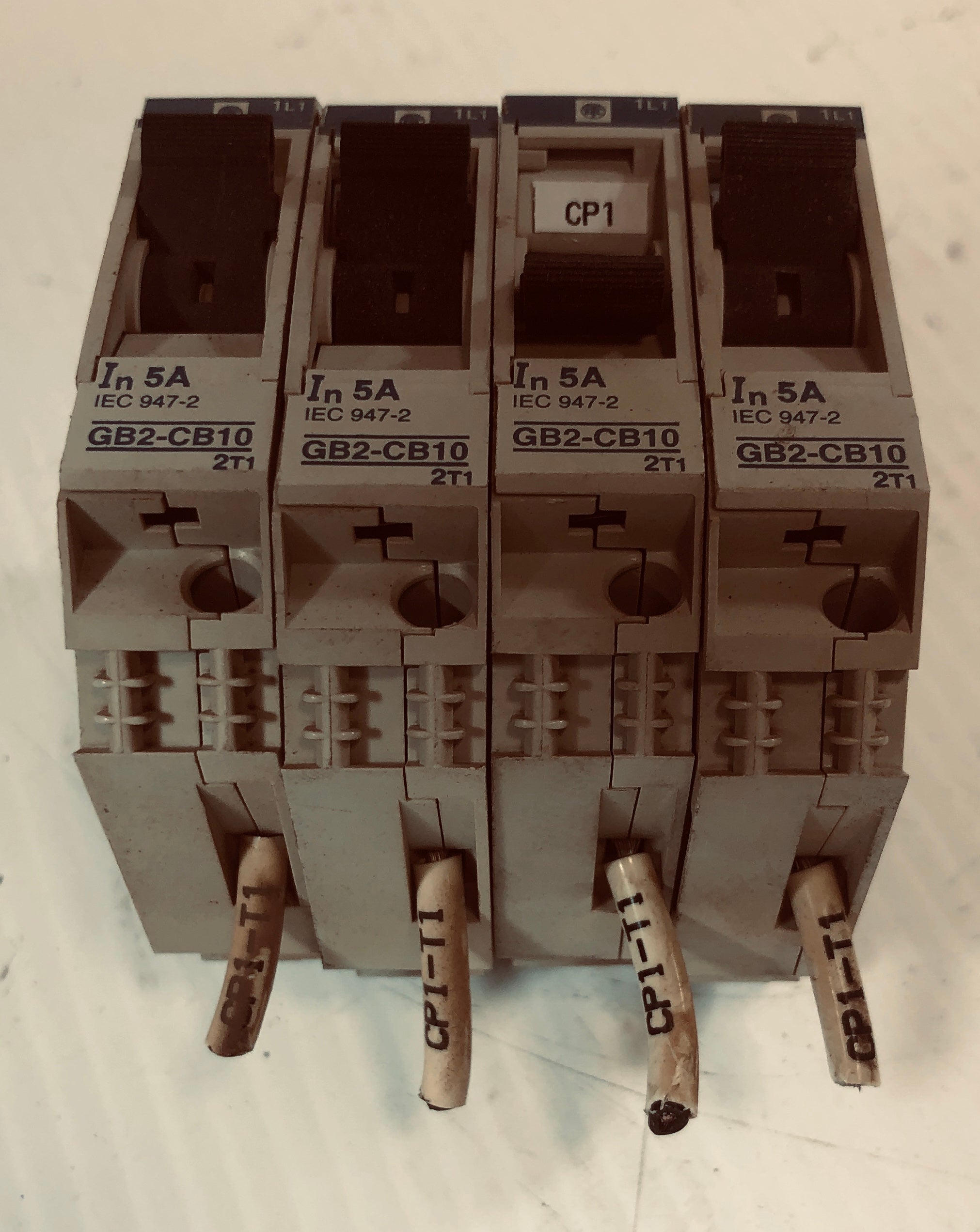 Telemecanique 5 AMP Circuit Breaker GB2-CB10 - Lot of 7
