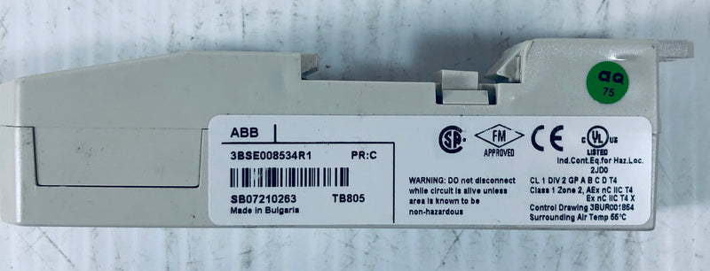 ABB Cable Adapter Bus Outlet 3BSE008534R1 TB805