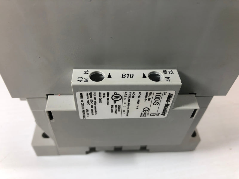 Allen-Bradley 100-C97D*00 Series A Contactor with 100-S Series B 24 VDC