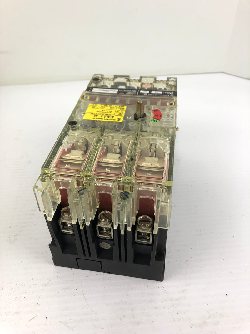 Klockner-Moeller NZM6B-63-ZM6 Circuit Breaker