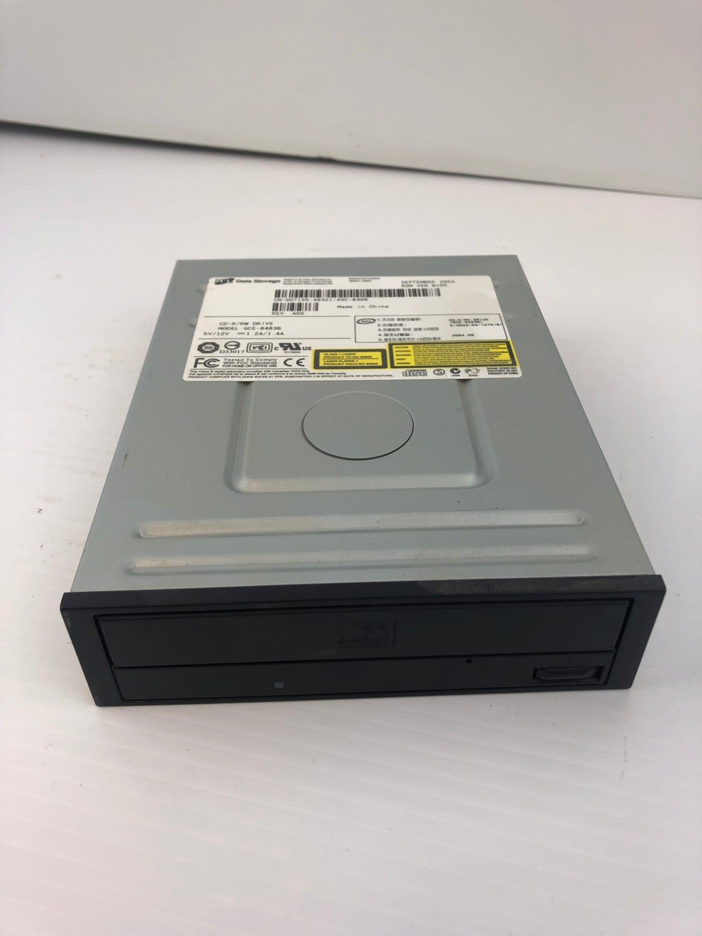 Lgg Cd R Hitachi-LG GCE-8483B CD-R/RW Drive Rev A00 5V/12V