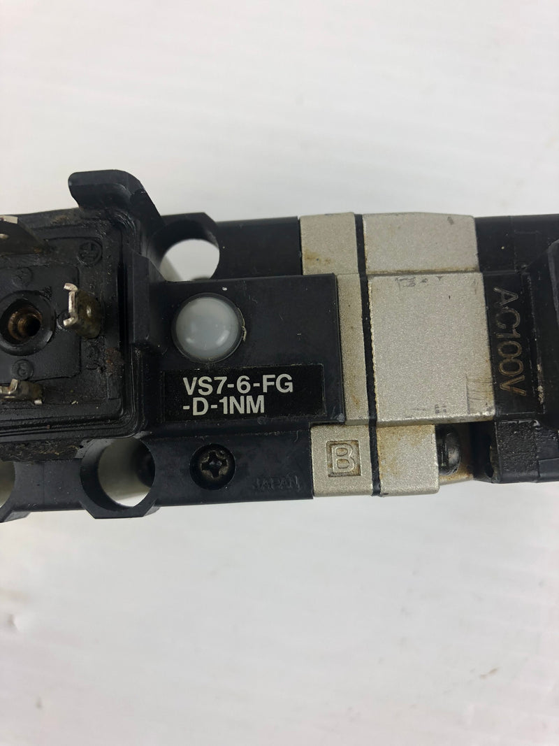 SMC VS7-6-FG-D-1NM Solenoid Valve AC100V