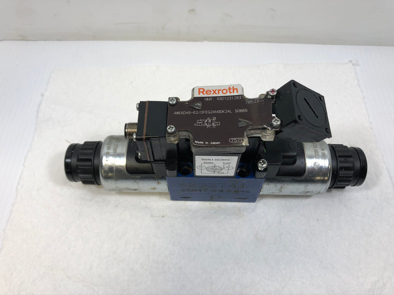 Rexroth 4WE6D46-62/OFEG24N9DK24L Hydraulic Solenoid Valve SO865