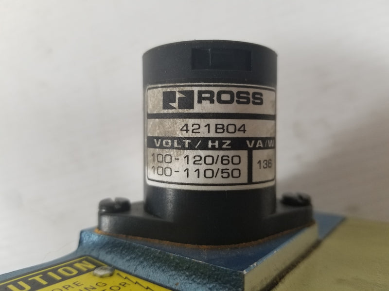 Ross 913C02 Reset Solenoid and Block 421B04
