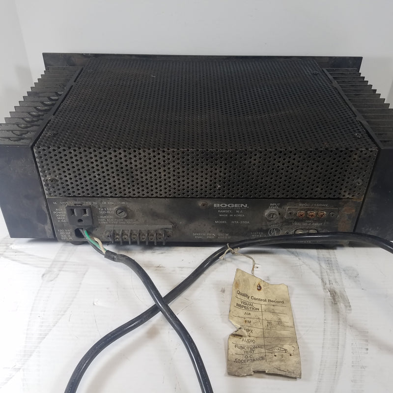 Bogen 250 Watt Power Amplifier HTA-250A