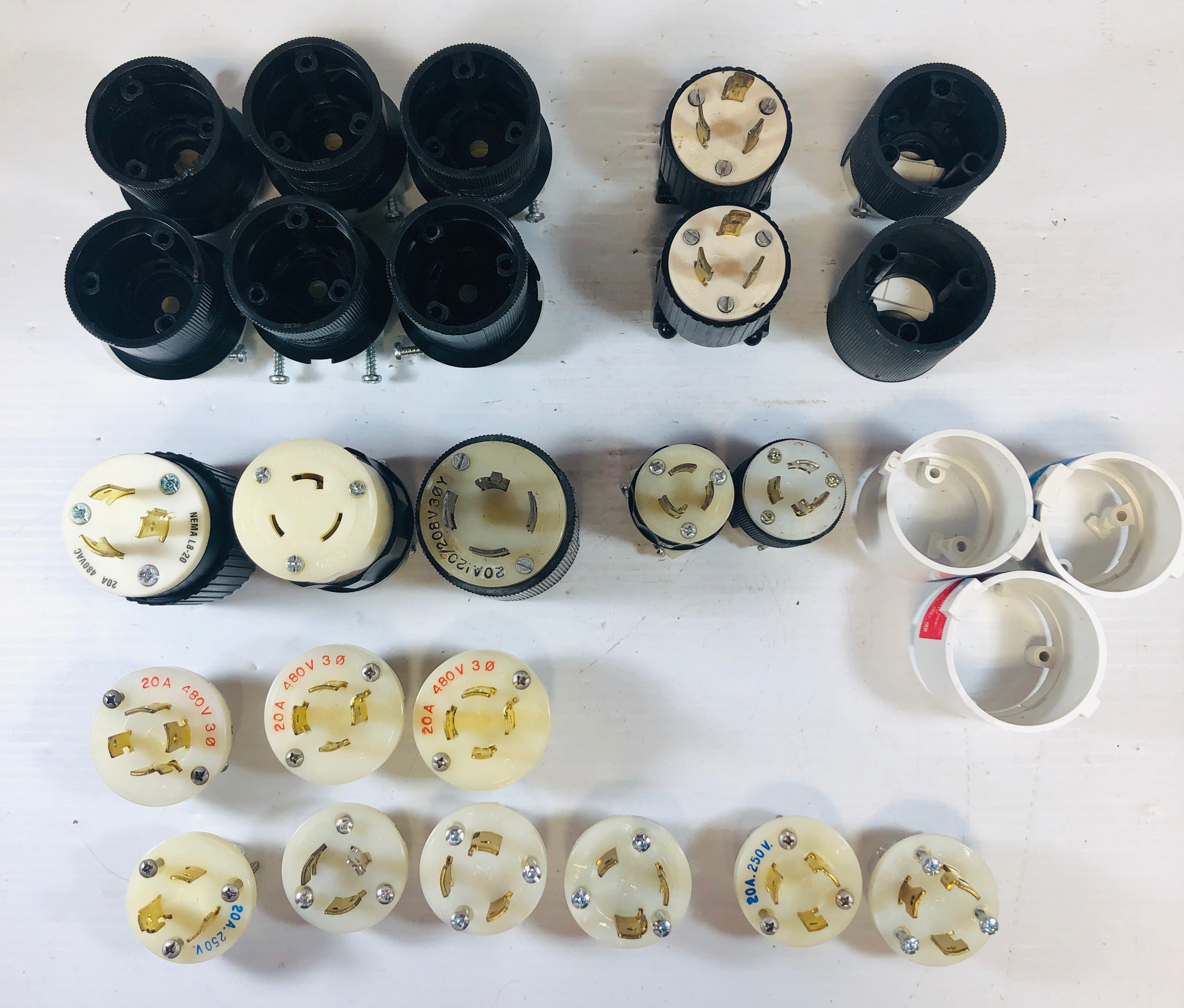 Hubbell Twist Lock Lot of 27 Parts