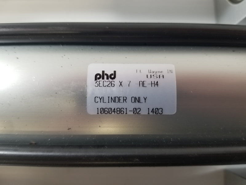 PHD SEC26 X 7 -AE Dual-Rod Guided Pneumatic Cylinder