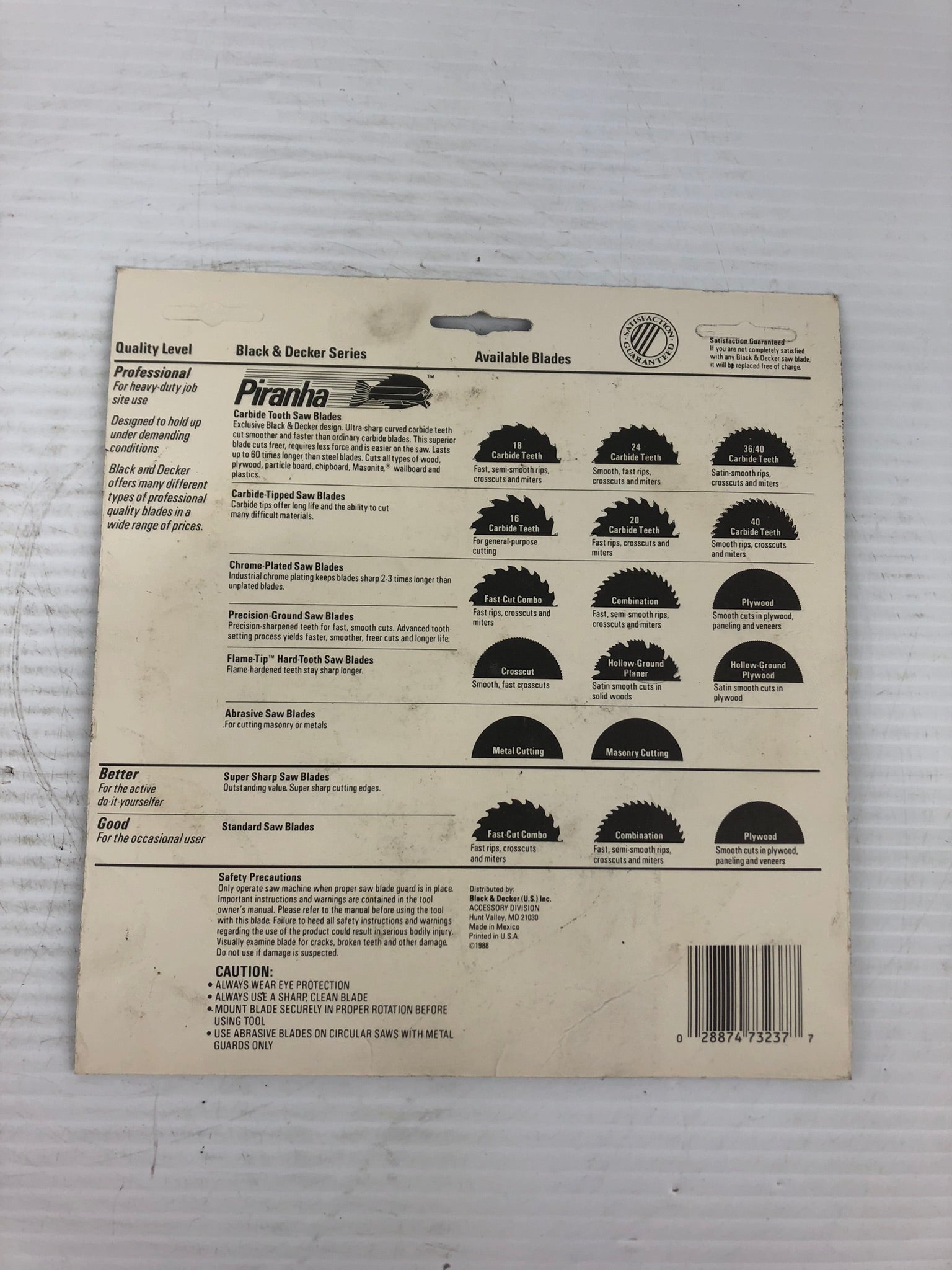 Black & Decker 73-237 Abrasive Saw Blade for Masonry and Tile