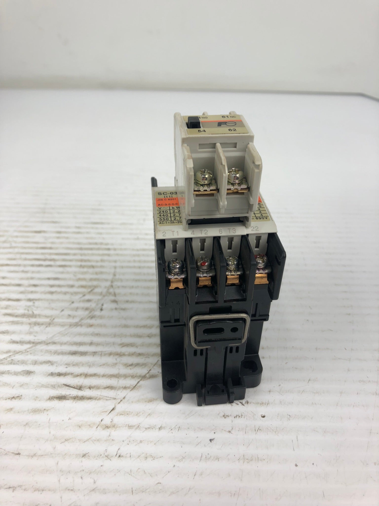 Fuji Electric 4NC0A0#01 Relay SC-03 with SZ-A11 Auxiliary Contact