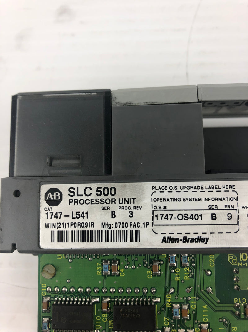 Allen Bradley 1747-L541 SLC 500 Processor Unit Series B (NO KEY)