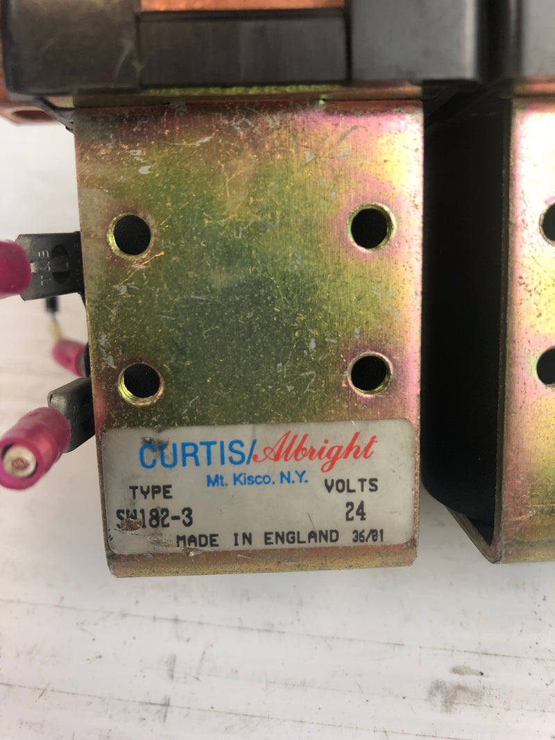 Curtis/Albright SW182-3 Contactors 24 Volts