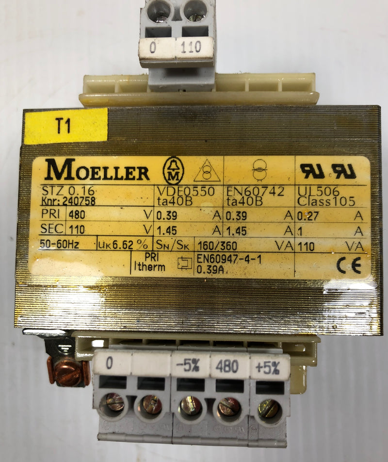 Moeller STZ 0.16 240758 Transformer