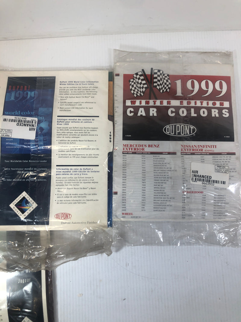 DuPont World Color Information Booklets 1998 1999 Winter Edition - Lot of 3