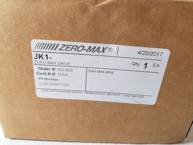 Zero-Max JK1 Adjustable Speed Gearbox