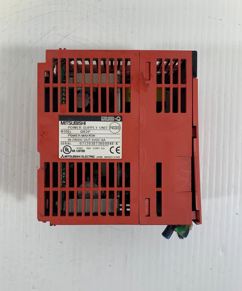 Melsec Power Supply Q63P 24 VDC