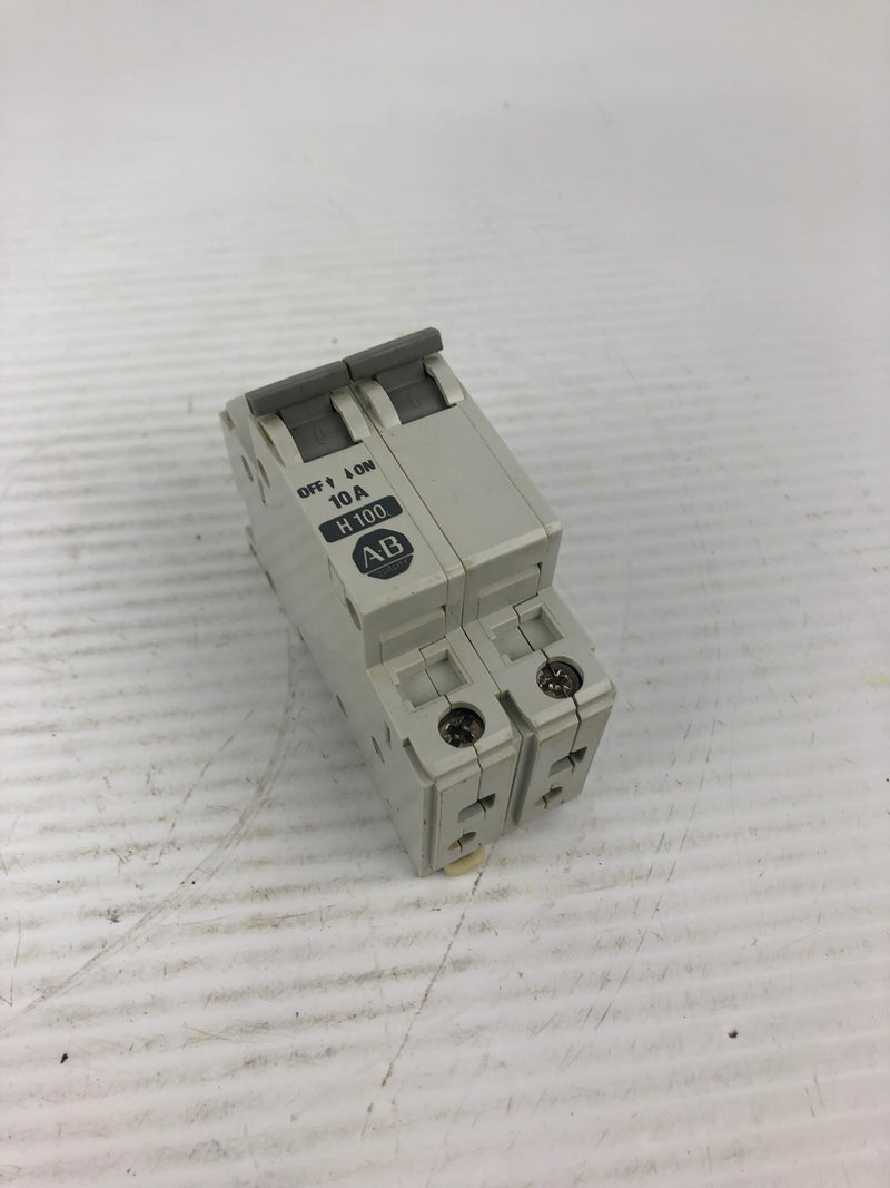 Allen-Bradley 1492-CB2 H100 Series B Circuit Breaker 10A 2 Pole