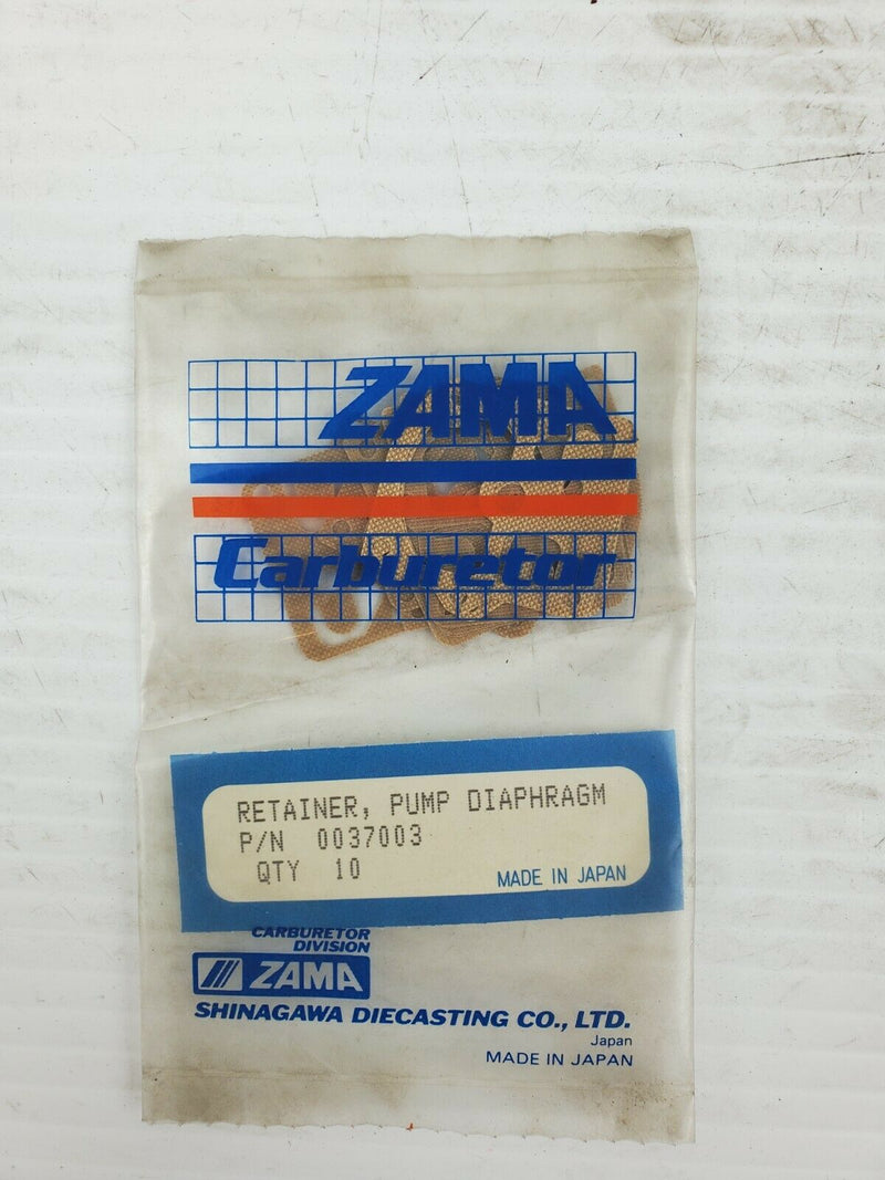 Zama Carburetor 0037003 Retainer Pump Diaphragm Quantity 10