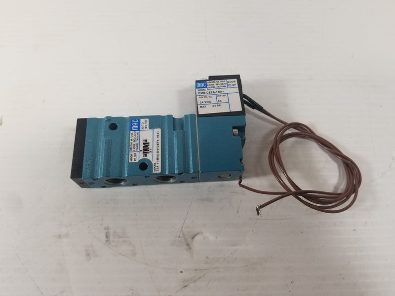 MAC 52A-11-B0A-DM-DEFA-1BA Solenoid Pneumatic Valve