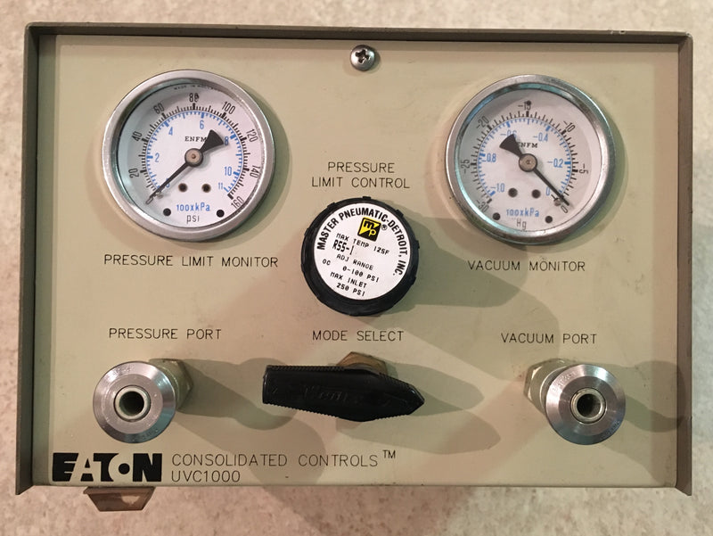 Eaton Consolidated Controls UVC1000 Vacuum Generator/Pressure Controller