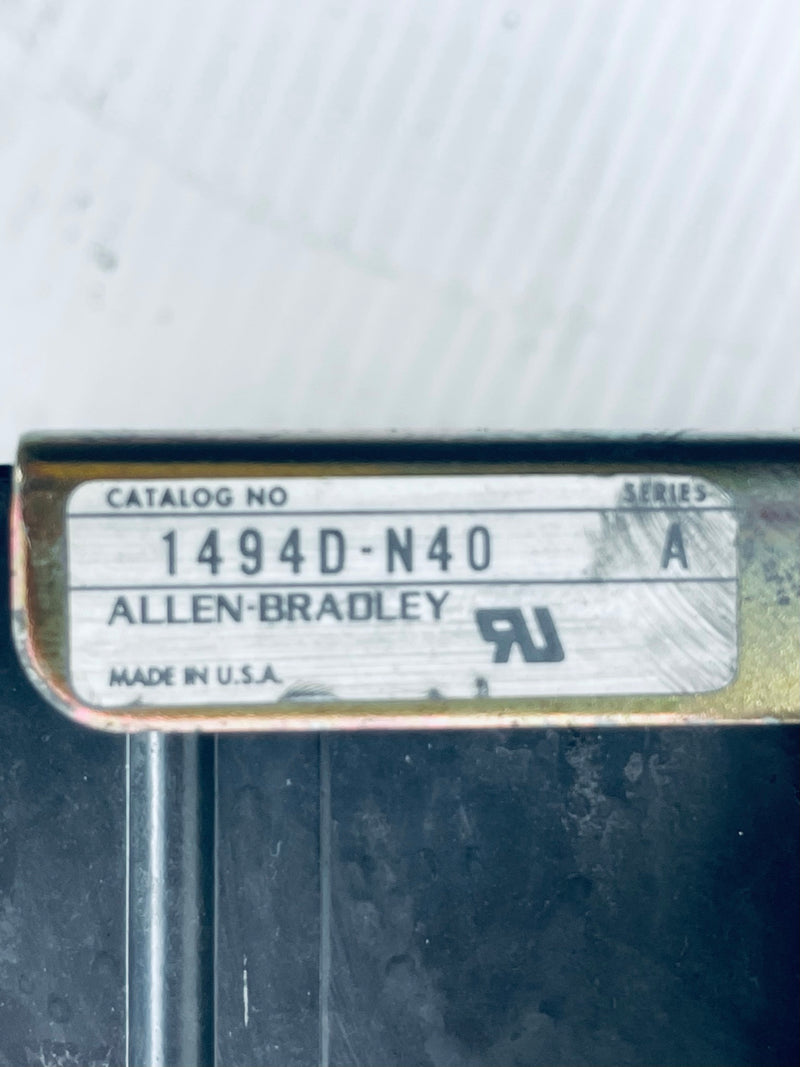GE Industrial Circuit Breaker TED 134080 Allen-Bradley Bracket 149-N40 1495-N8