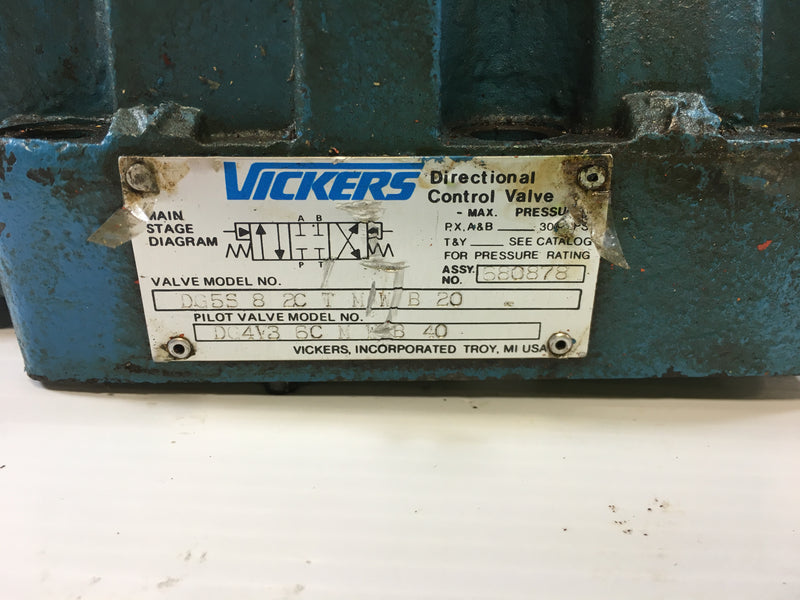 Vickers Directional Control Valve DG5S82CTMWB20