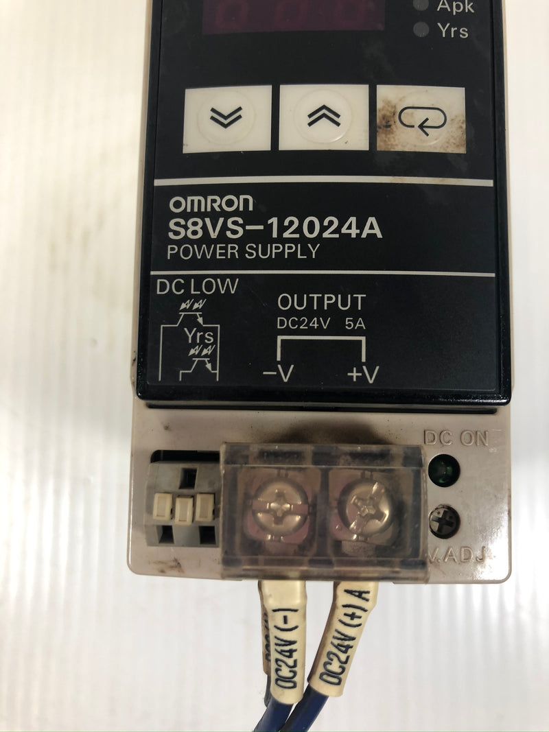 Omron Power Supply 24VDC 5A S8VS-12024A