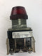 Allen-Bradley 800T-Q24R Ser T Red Pilot Light/ Indicator Light 24VAC/DC