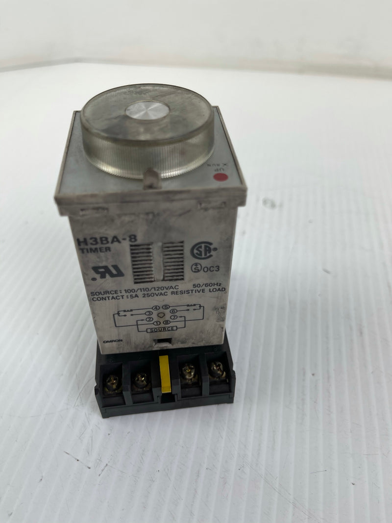 Omron Timer H3BA-8 on Relay