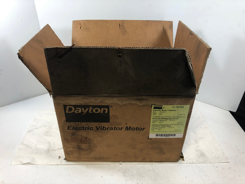 Dayton 1DYN2 Electric Motor Vibrator 115V 1/9 HP 3600 RPM