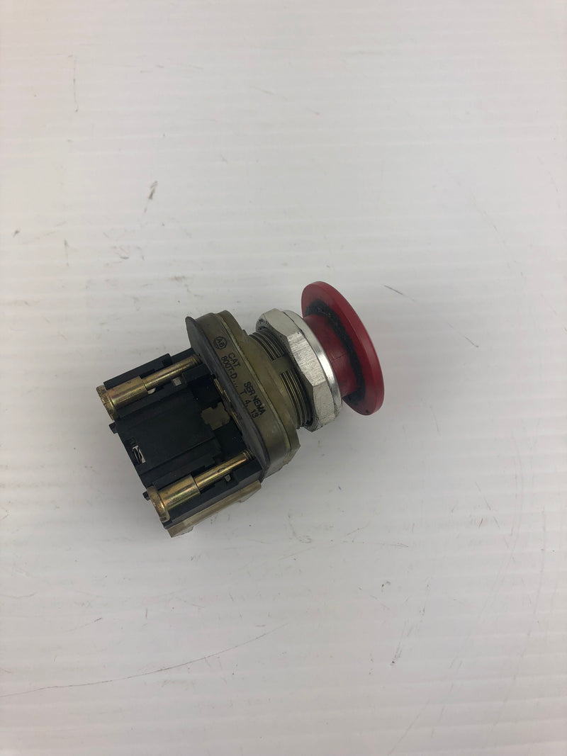 Allen-Bradley 800T-D Series T Red Push Button