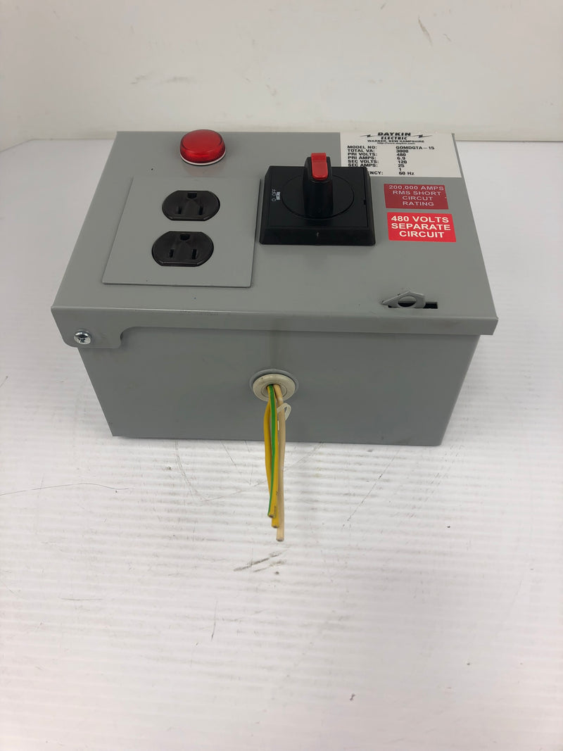 Daykin Electric GOMDGTA-15 Transformer Disconnect