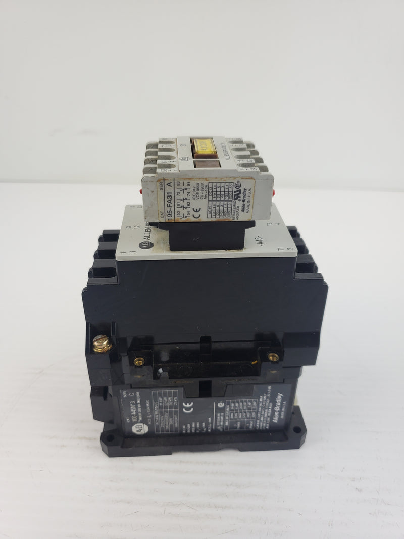 Allen-Bradley 100-A45NC*3 Series C Contactor Contact Block & Auxiliary Contact