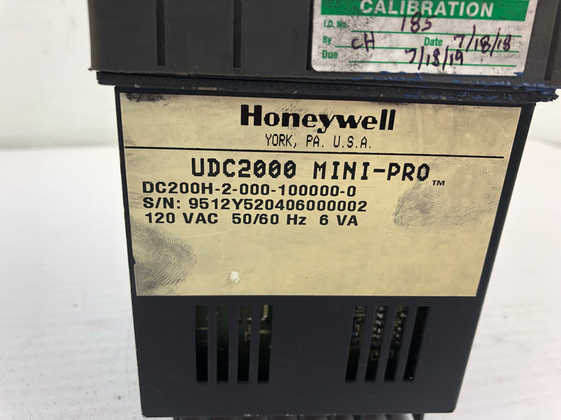 Honeywell UDC2000 Mini-Pro Controller DC200H-2-000-100000-0