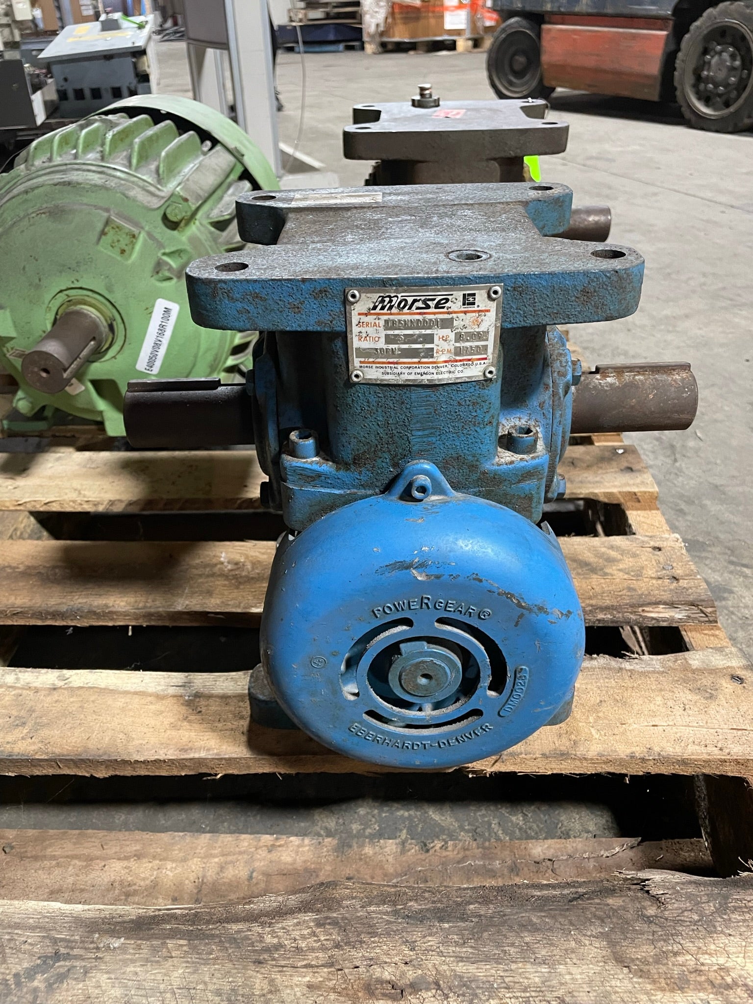 Morse 30RW Gear Reducer Gearbox 8.09 HP 1750 RPM Ratio 05 Borg Warner