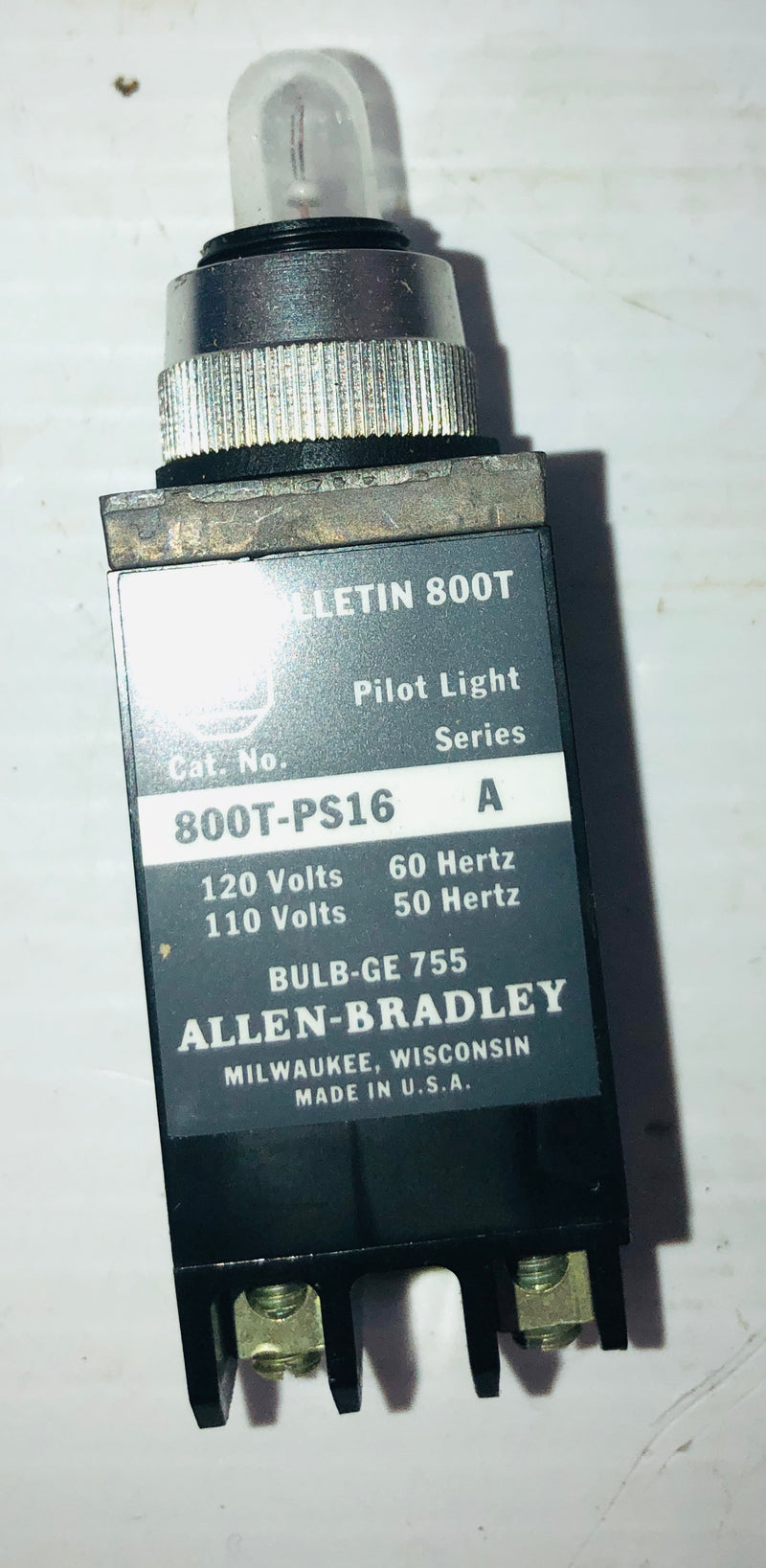 Allen-Bradley Pilot Light 800T-PS16 Series A