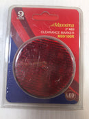 Maxxima 2" Red Clearance Marker M09100R 9 LEDS - Lot of 2