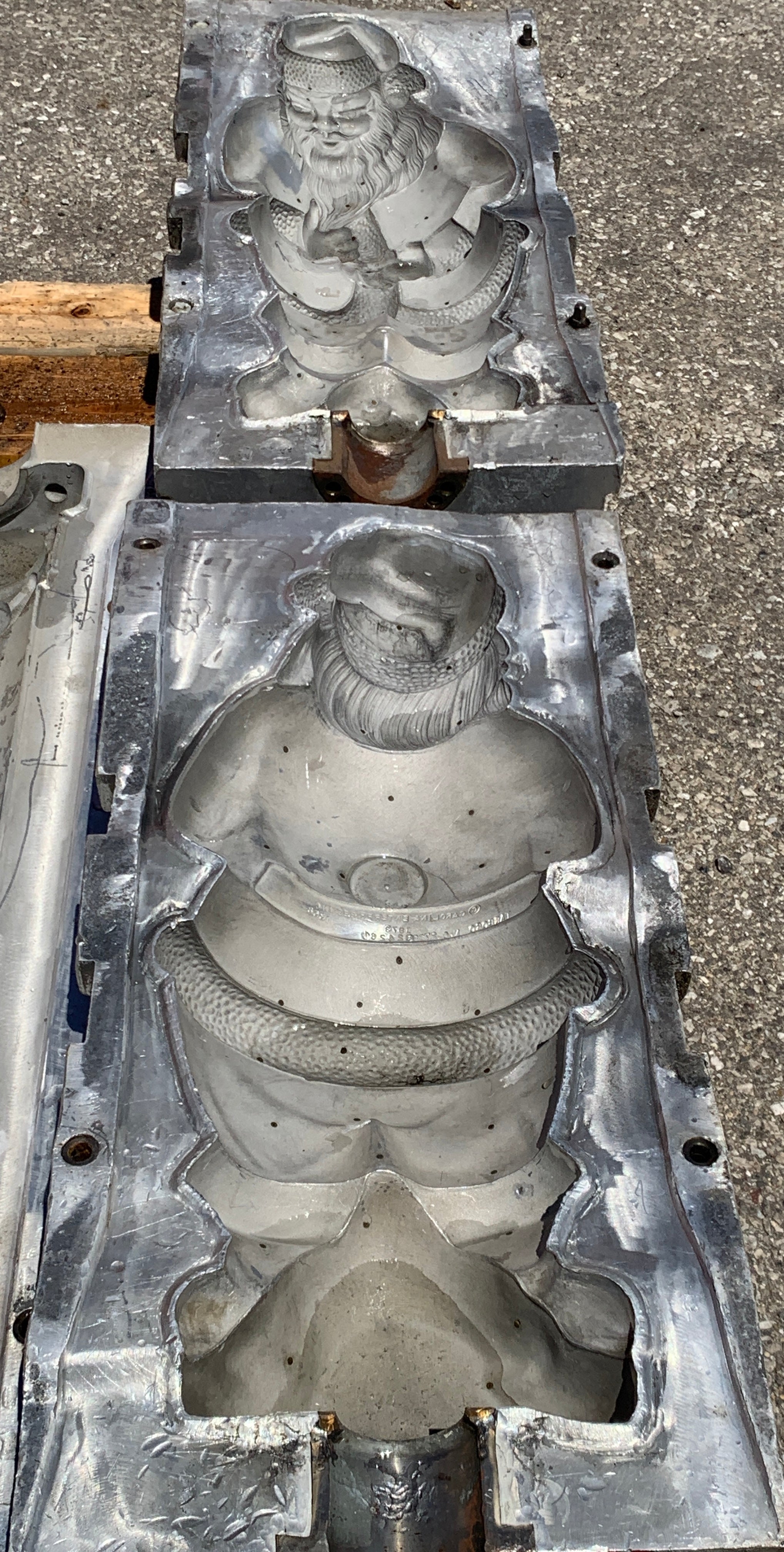 Santa Claus Blow Mold For Plastic Molds