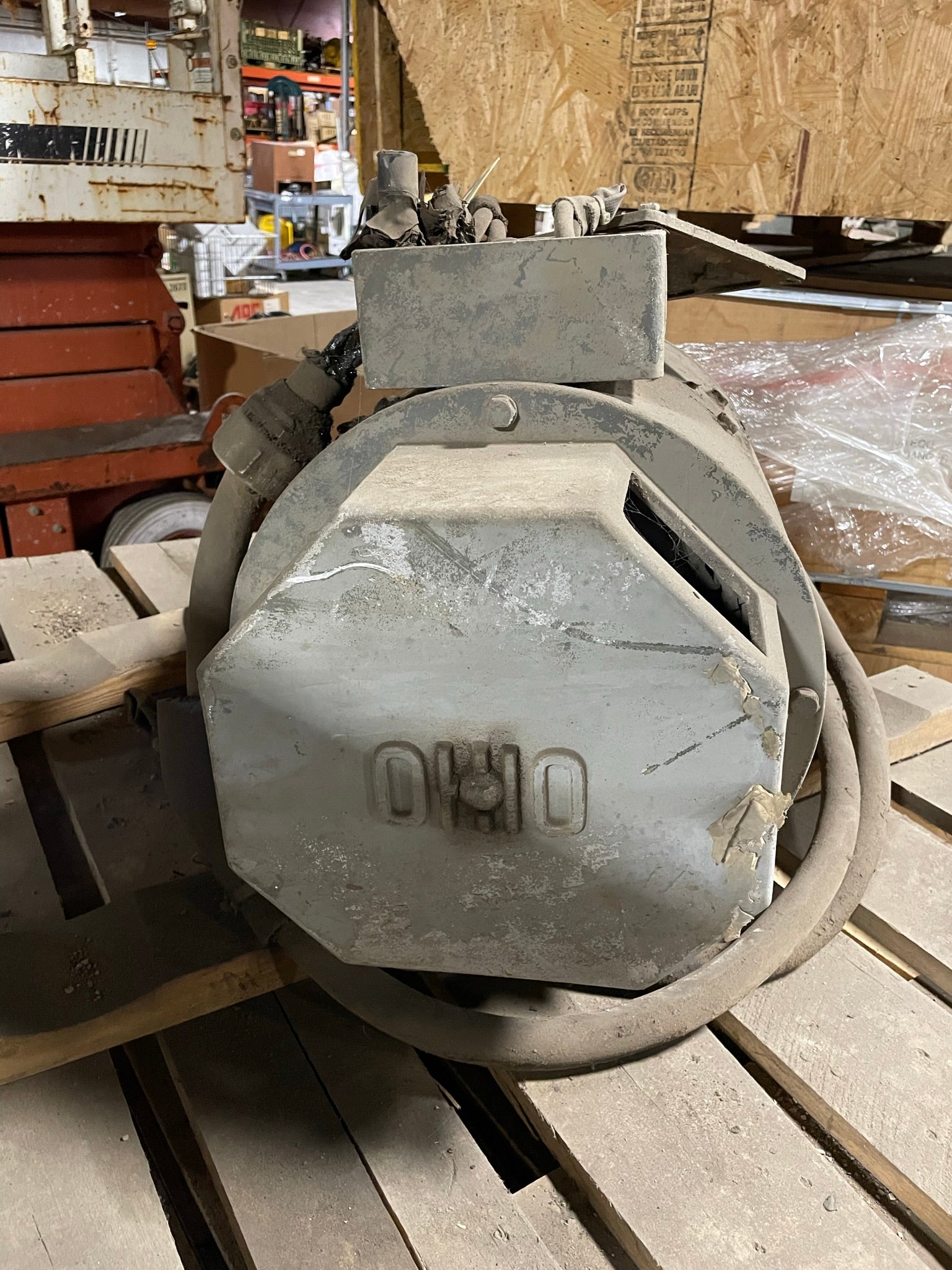 Ohio Magnetics DC Generator OPTH-25-18-WI308 25kW 1800 RPM 230VDC 14 Frame 109A