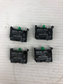 Allen Bradley 800F-X10 Contact Block Series A - Lot of 4