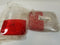 Whelen 02-0363407-RC0 Lens Red White Split (Lot of 2)